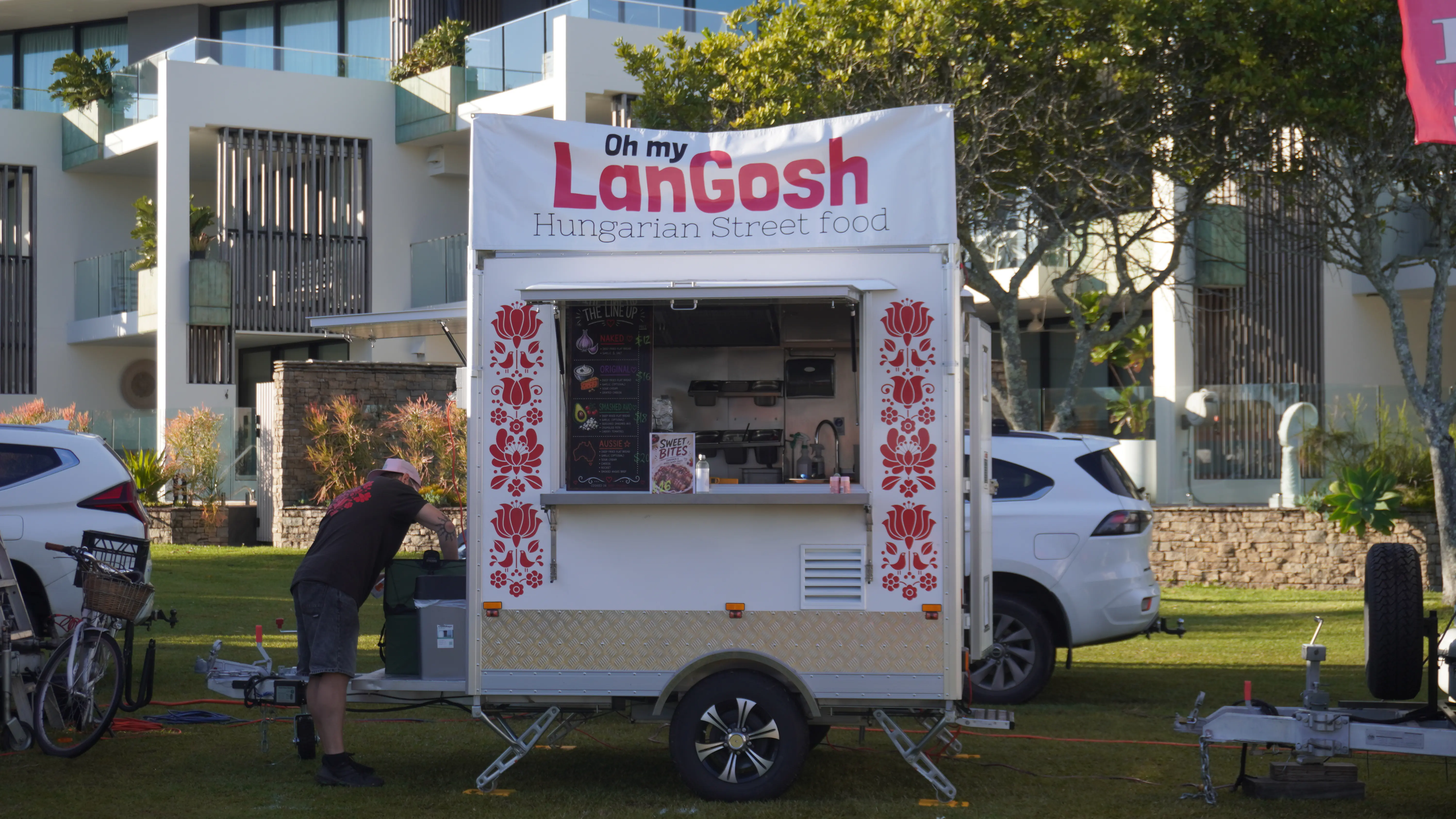 Oh My Langosh stall at Byron Bay Beachside Market