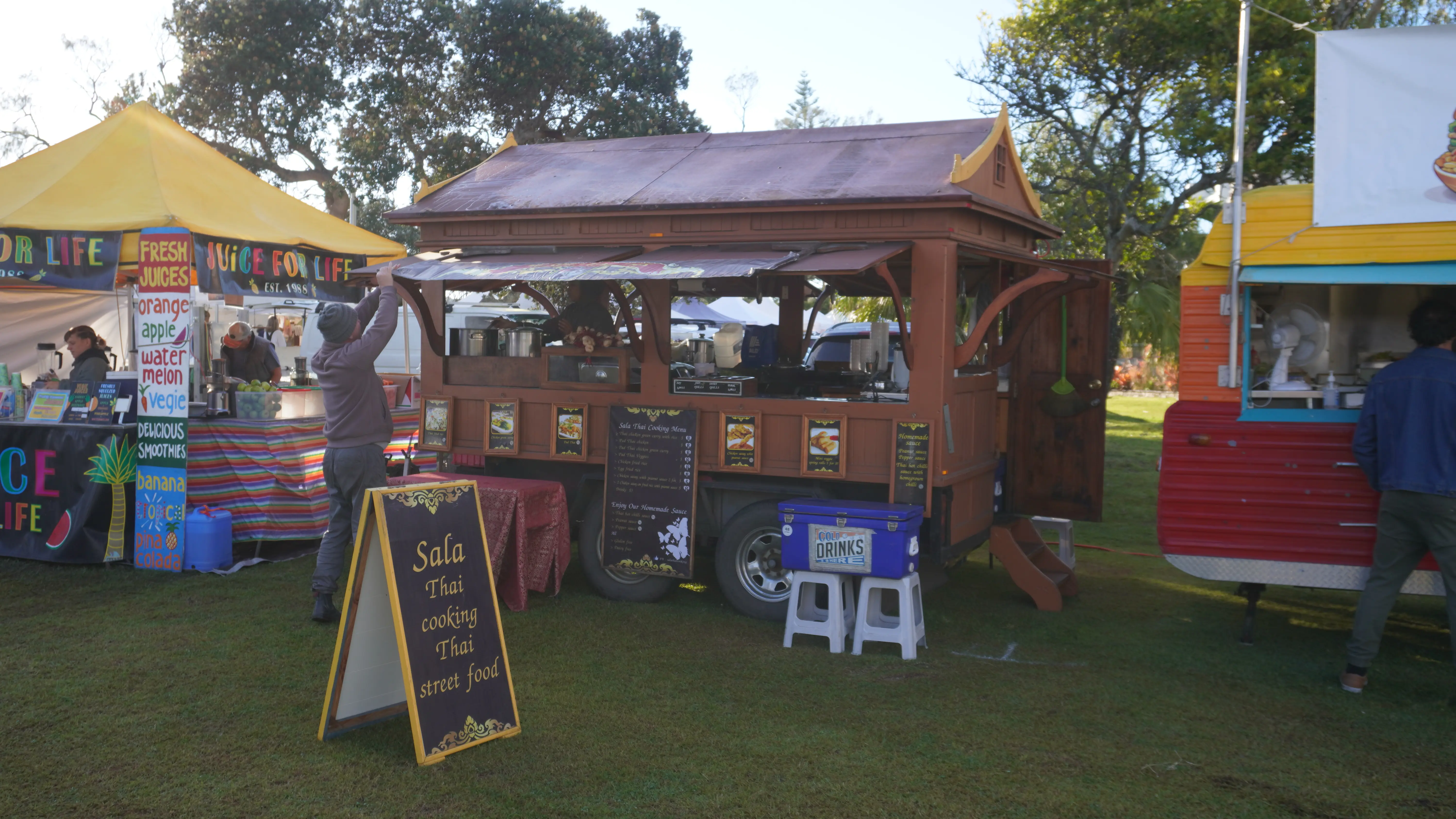 Sala Thai Cooking stall at Byron Bay Beachside Market