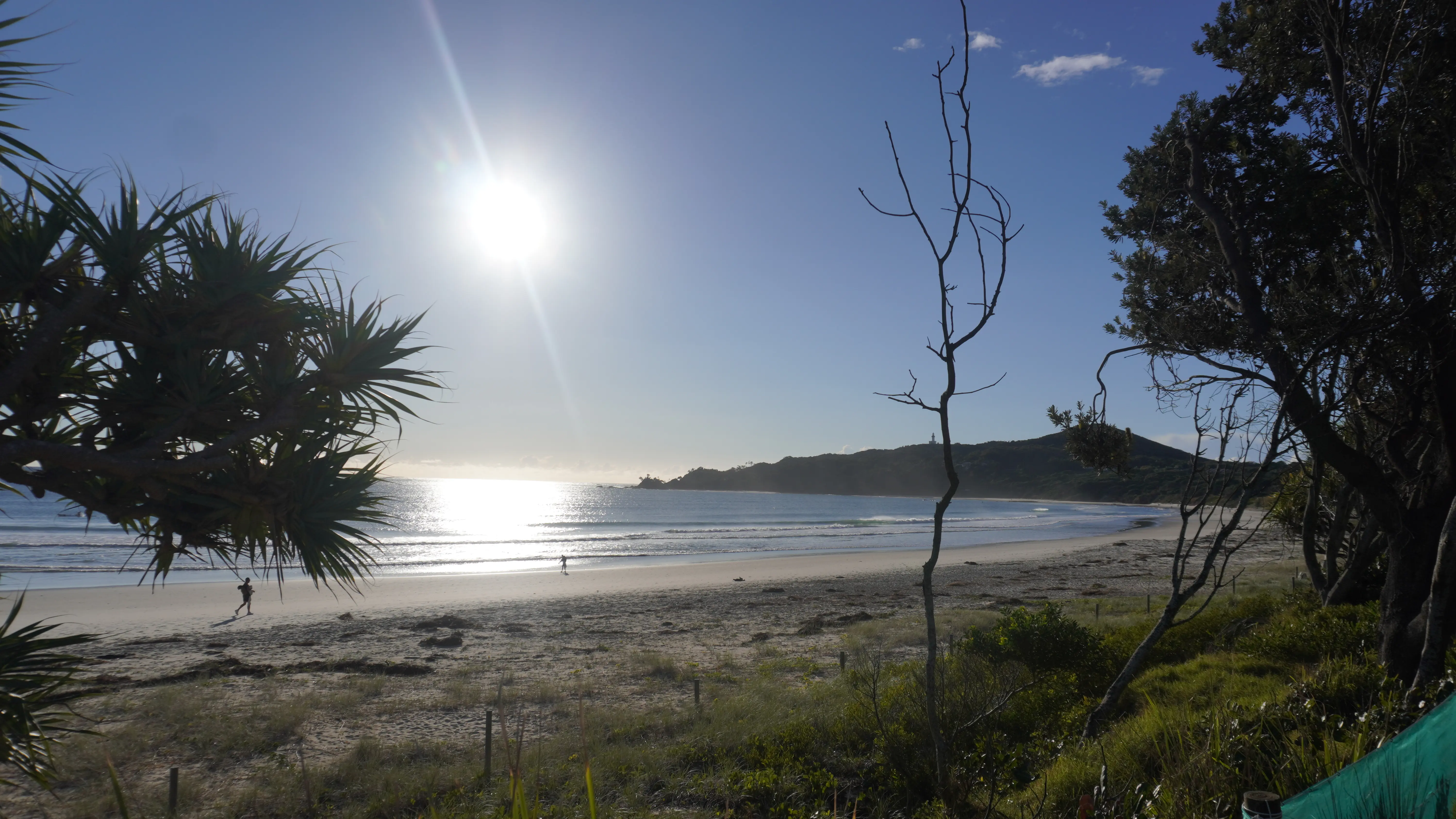 View across Byron Bay beach near the Beachside Market