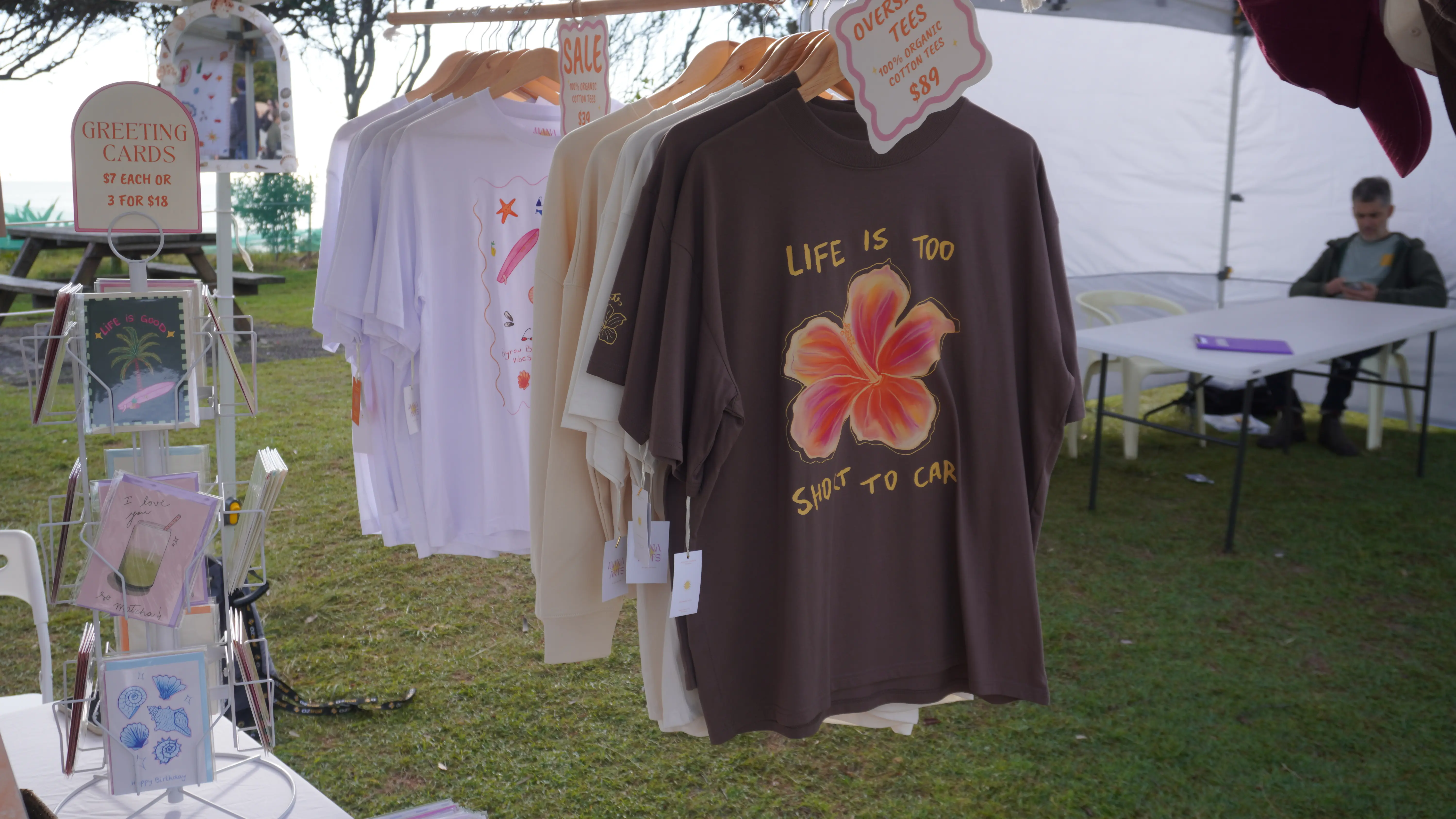 Mana Arts handmade market products at Byron Bay Beachside Market