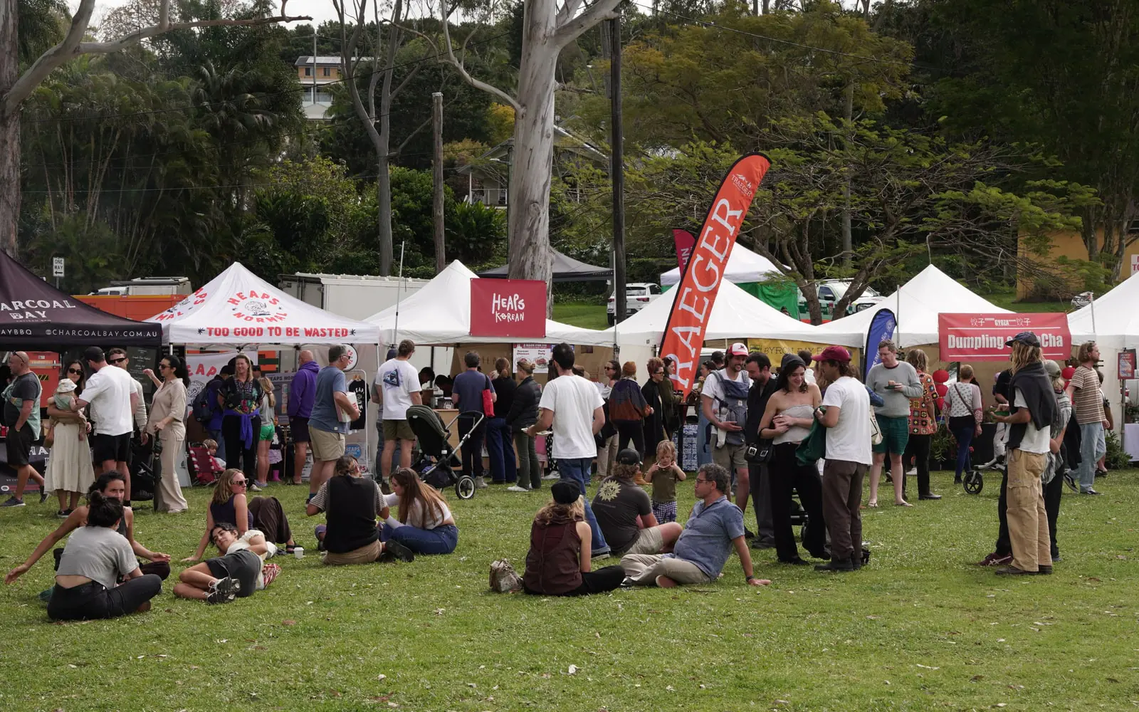 Pocket Rice onigiri served at a food festival in Bangalow